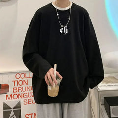 Streetwear fitted long sleeve t-shirts