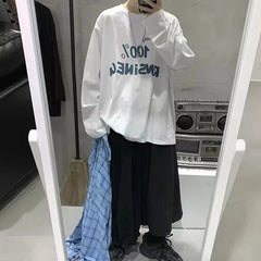 Oversized long sleeve tee shirts for men