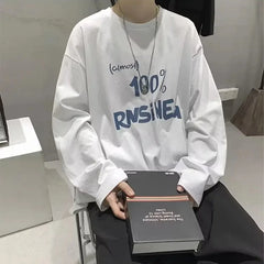 Oversized long sleeve tee shirts for men