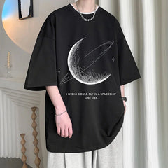 Korean Writing T-Shirt – Dreamy Planet Graphic