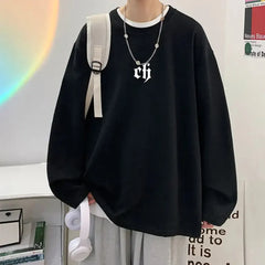 Streetwear fitted long sleeve t-shirts