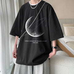 Korean Writing T-Shirt – Dreamy Planet Graphic