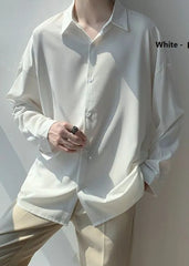Korean Stylish Oversized Plain White Shirt