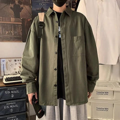 Pure Cotton Men Best Quality Oversized Green Shirt